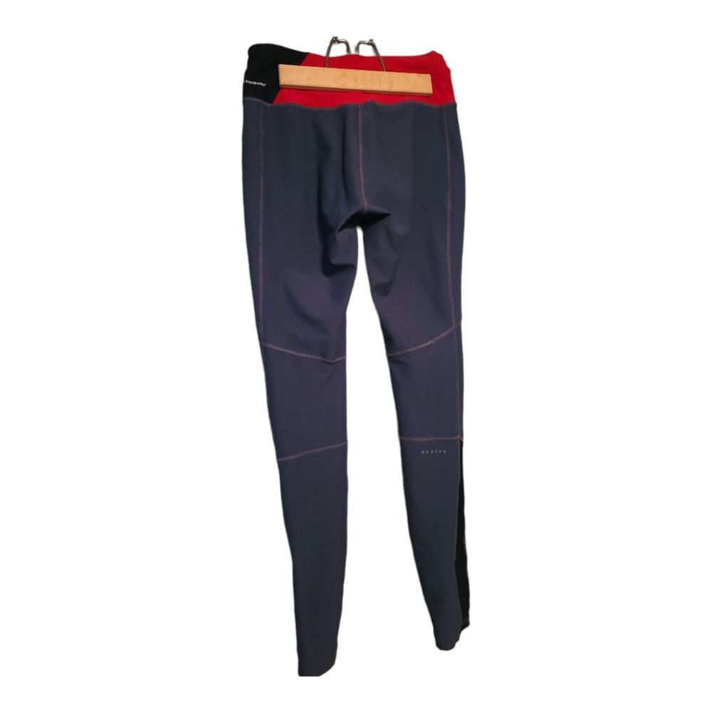 Oakley Womens Black Blue Logo Leggings Small - Picture 5 of 8